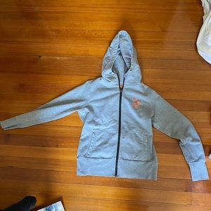 Gray Zip Up Orangetheory Sweatshirt